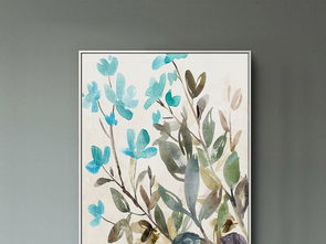 北歐簡約立體抽象樹葉 油畫藝術與高清設計素材的完美融合